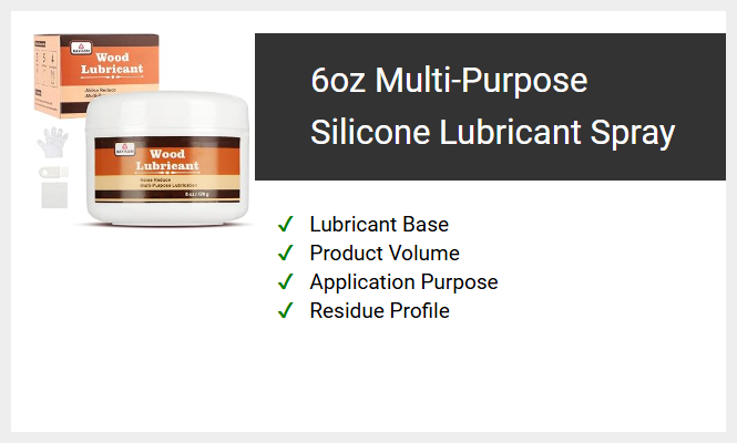 6oz Multi-Purpose Silicone Lubricant Spray