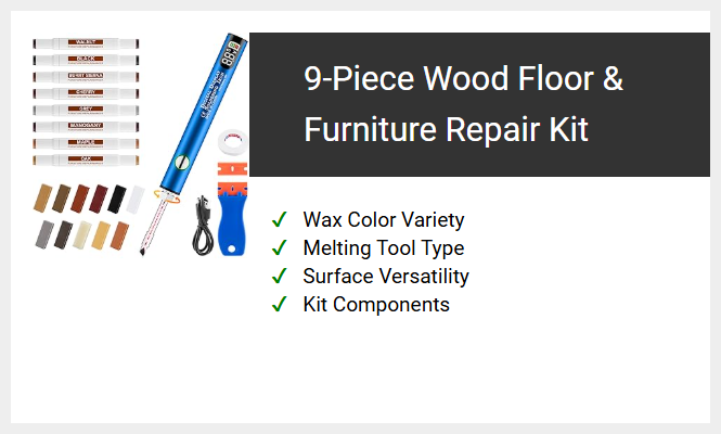 9-Piece Wood Floor & Furniture Repair Kit