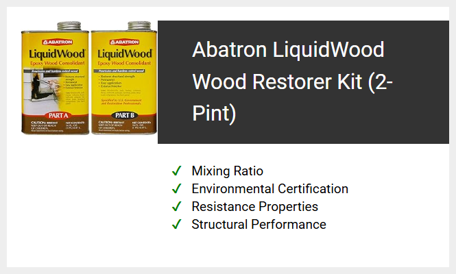 Abatron LiquidWood Wood Restorer Kit (2-Pint)