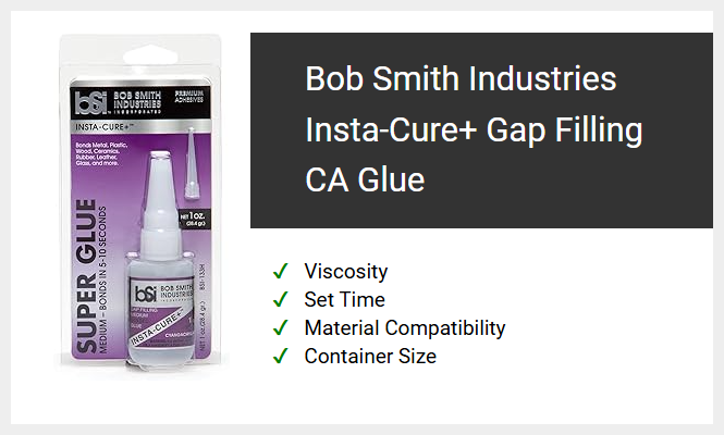 Bob Smith Industries Insta-Cure+ Gap Filling CA Glue