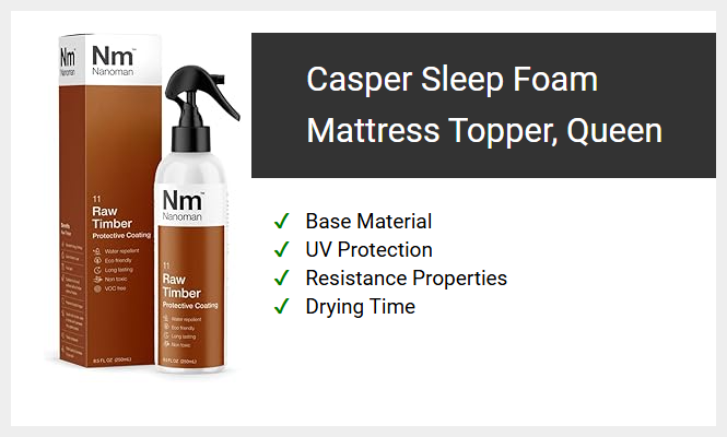 Casper Sleep Foam Mattress Topper, Queen