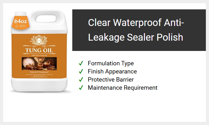Clear Waterproof Anti-Leakage Sealer Polish