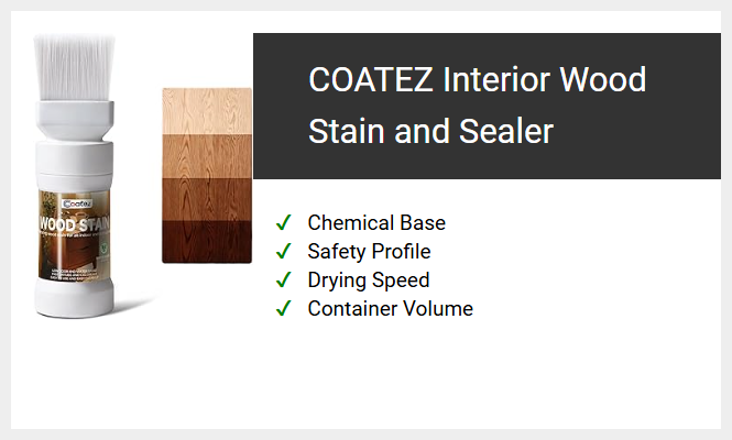 COATEZ Interior Wood Stain and Sealer