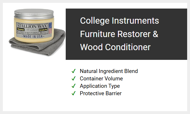 College Instruments Furniture Restorer & Wood Conditioner
