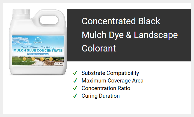 Concentrated Black Mulch Dye & Landscape Colorant