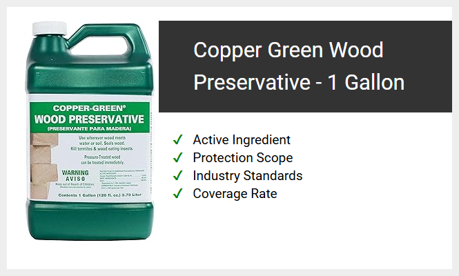 Copper Green Wood Preservative - 1 Gallon