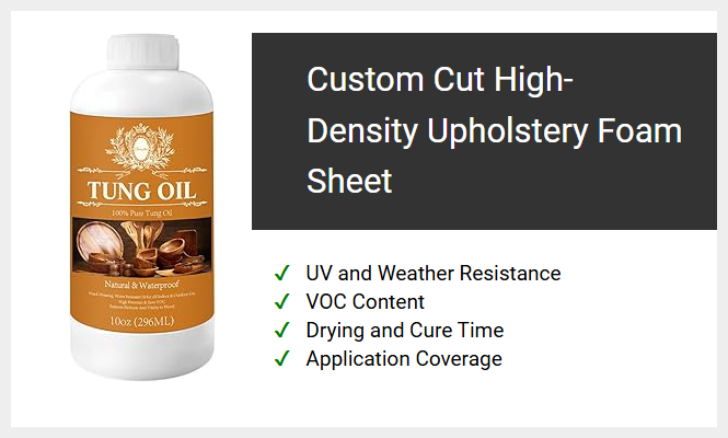 Custom Cut High-Density Upholstery Foam Sheet
