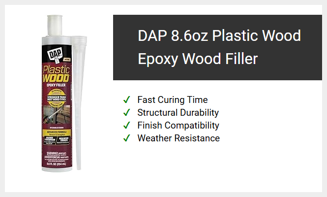 DAP 8.6oz Plastic Wood Epoxy Wood Filler