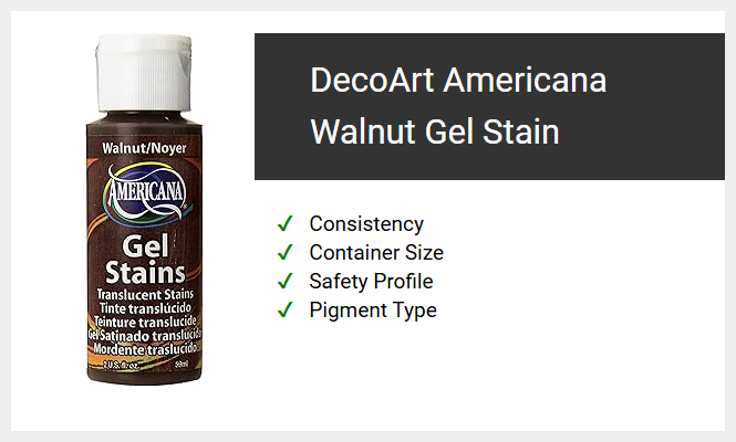 DecoArt Americana Walnut Gel Stain