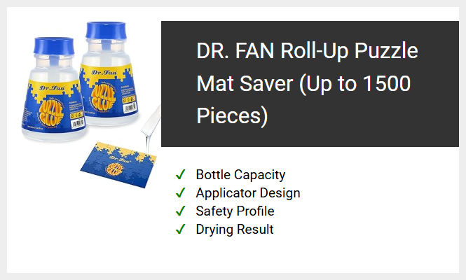 DR. FAN Roll-Up Puzzle Mat Saver (Up to 1500 Pieces)