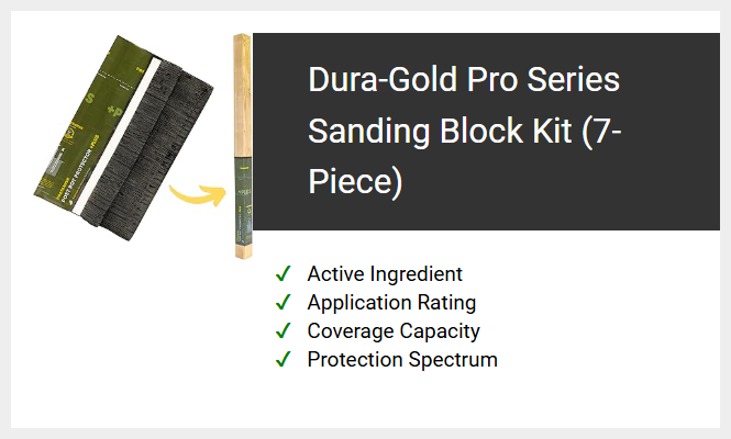 Dura-Gold Pro Series Sanding Block Kit (7-Piece)