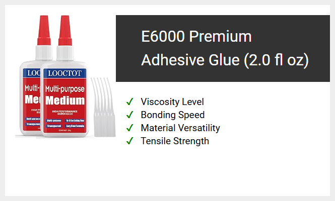 E6000 Premium Adhesive Glue (2.0 fl oz)