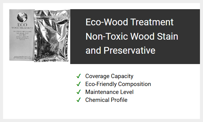 Eco-Wood Treatment Non-Toxic Wood Stain and Preservative
