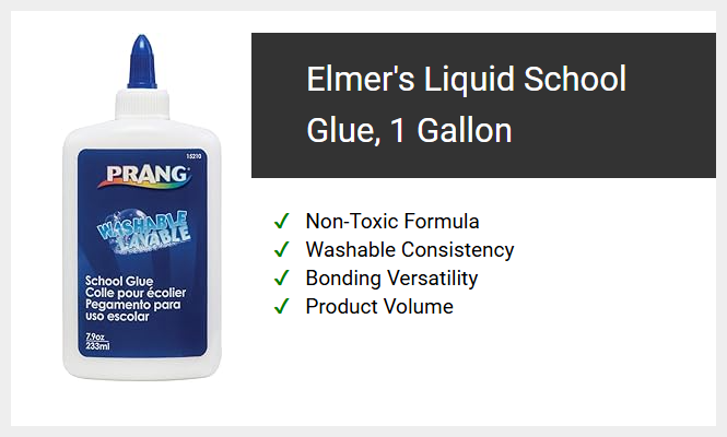 Elmer's Liquid School Glue, 1 Gallon