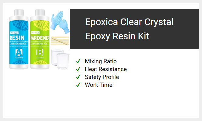 Epoxica Clear Crystal Epoxy Resin Kit