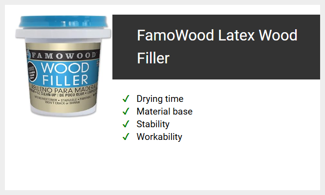 FamoWood Latex Wood Filler