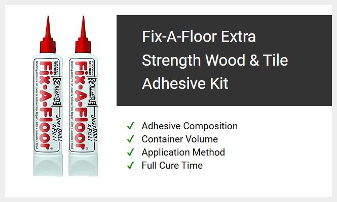 Fix-A-Floor Extra Strength Wood & Tile Adhesive Kit
