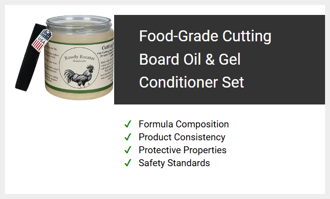Food-Grade Cutting Board Oil & Gel Conditioner Set