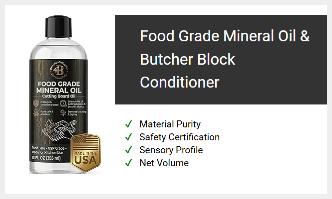 Food Grade Mineral Oil & Butcher Block Conditioner