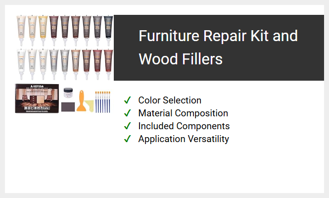 Furniture Repair Kit and Wood Fillers