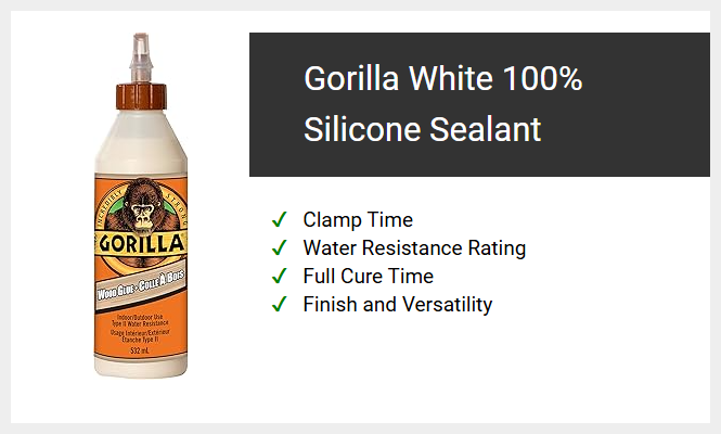 Gorilla White 100% Silicone Sealant