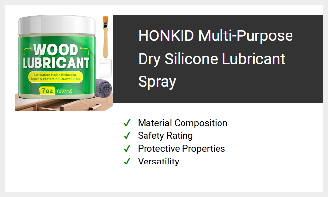 HONKID Multi-Purpose Dry Silicone Lubricant Spray