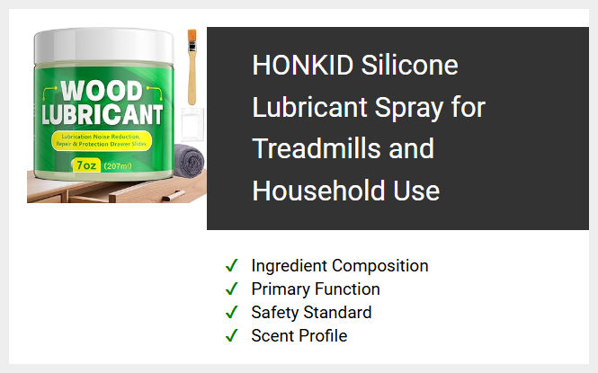 HONKID Silicone Lubricant Spray for Treadmills and Household Use