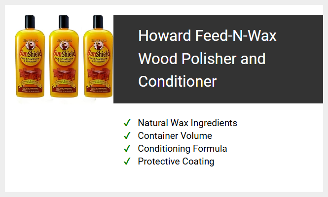 Howard Feed-N-Wax Wood Polisher & Conditioner