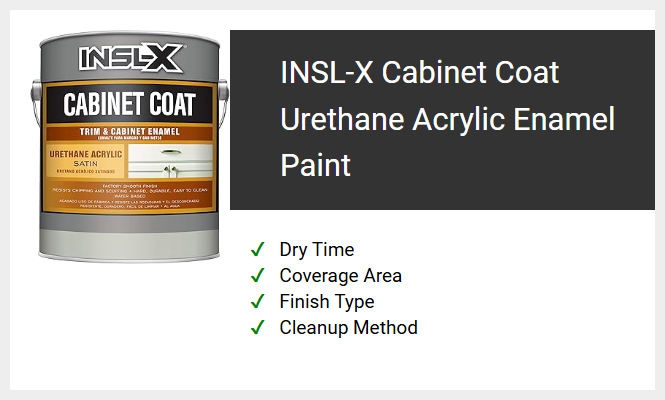 INSL-X Cabinet Coat Urethane Acrylic Enamel Paint