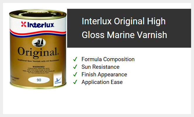 Interlux Original High Gloss Marine Varnish