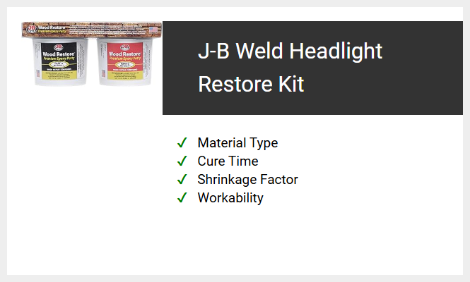J-B Weld Headlight Restore Kit