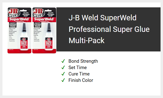 J-B Weld SuperWeld Professional Super Glue Multi-Pack