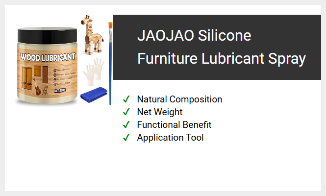 JAOJAO Silicone Furniture Lubricant Spray
