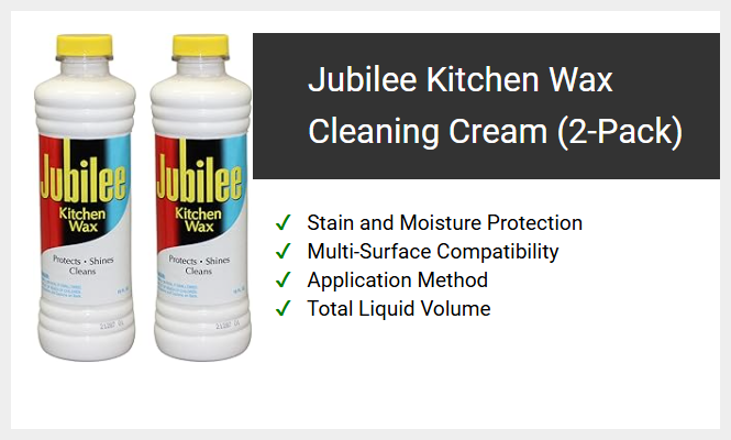 Jubilee Kitchen Wax Cleaning Cream (2-Pack)