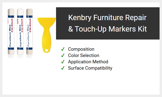Kenbry Furniture Repair & Touch-Up Markers Kit