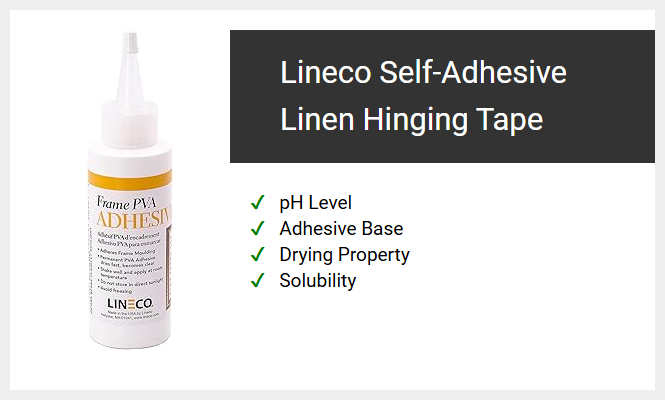 Lineco Self-Adhesive Linen Hinging Tape