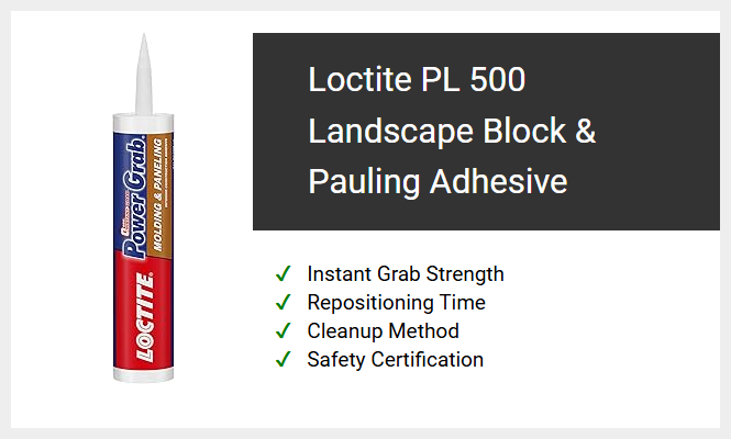 Loctite PL 500 Landscape Block & Pauling Adhesive