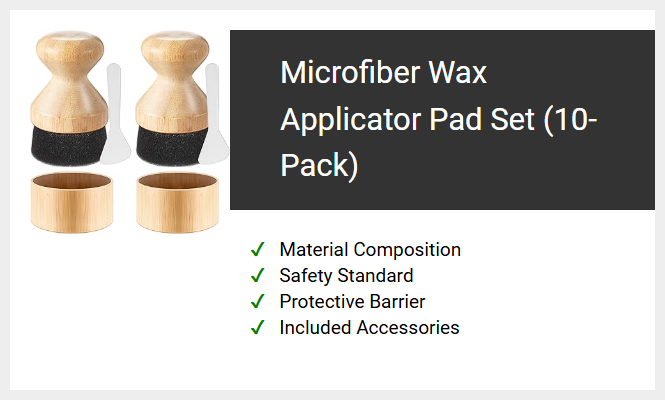 Microfiber Wax Applicator Pad Set (10-Pack)