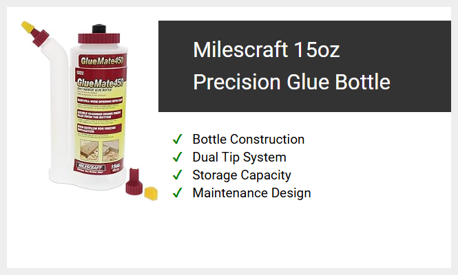 Milescraft 15oz Precision Glue Bottle
