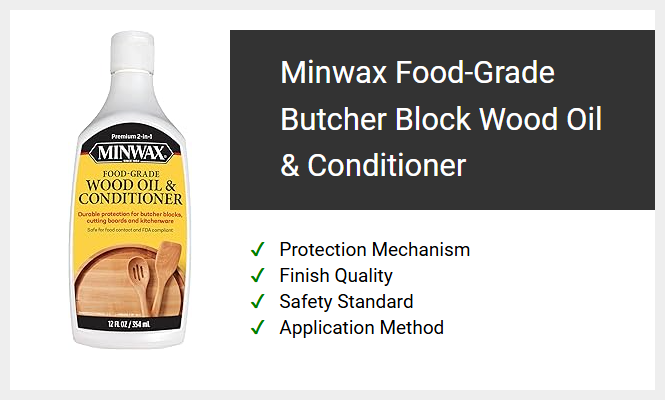 Minwax Food-Grade Butcher Block Wood Oil & Conditioner