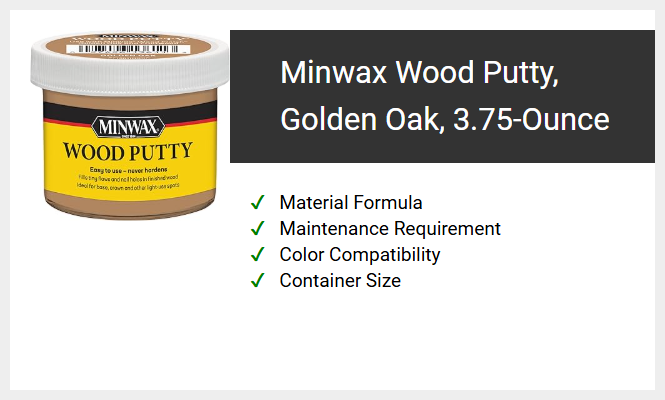 Minwax Wood Putty, Golden Oak, 3.75-Ounce