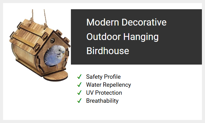 Modern Decorative Outdoor Hanging Birdhouse