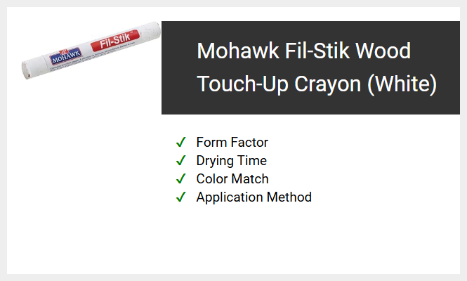 Mohawk Fil-Stik Wood Touch-Up Crayon (White)