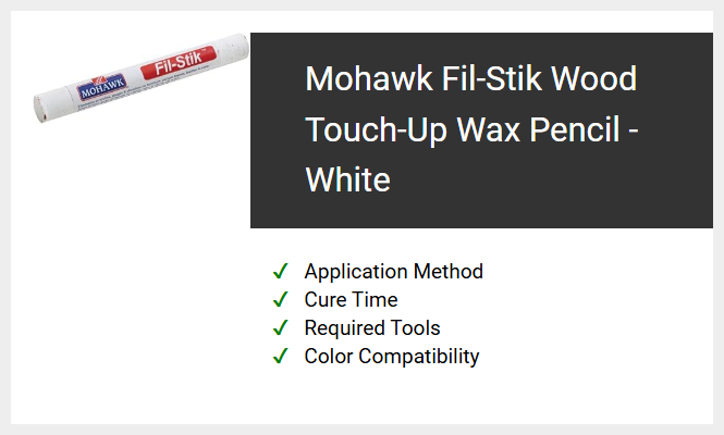 Mohawk Fil-Stik Wood Touch-Up Wax Pencil - White