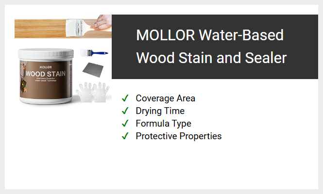 MOLLOR Water-Based Wood Stain and Sealer