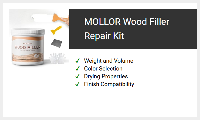 MOLLOR Wood Filler Repair Kit