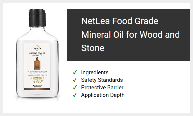 NetLea Food Grade Mineral Oil for Wood and Stone