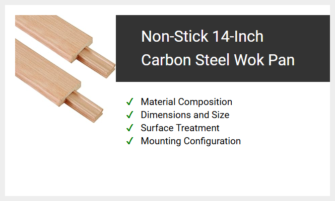 Non-Stick 14-Inch Carbon Steel Wok Pan