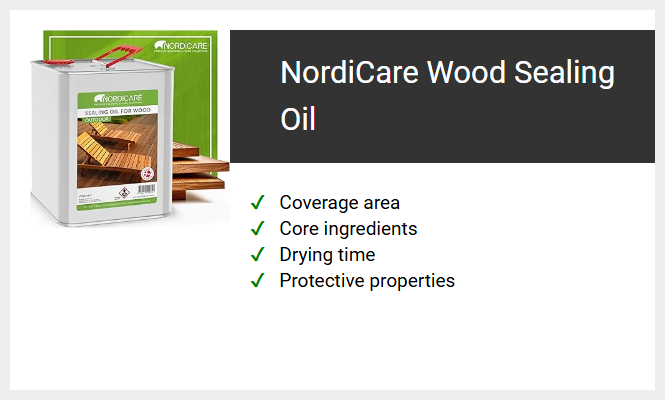 NordiCare Wood Sealing Oil
