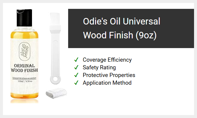 Odie's Oil Universal Wood Finish (9oz)